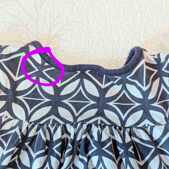 Tea collection sleeveless swing dress size 7 - Picture 5 of 5